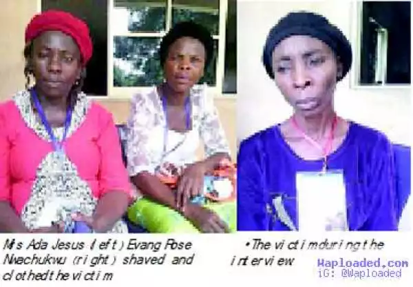Photos: Onitsha mad woman becomes Choir Mistress after 35 years of insanity
